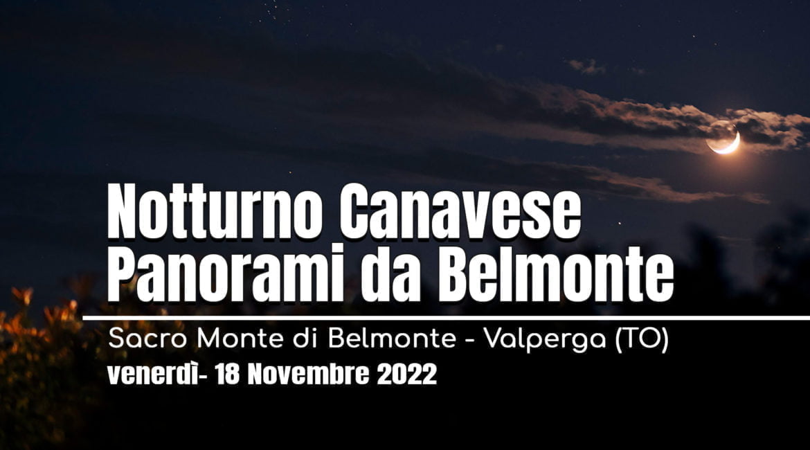 Notturno Canavese | panorami da Belmonte 1811
